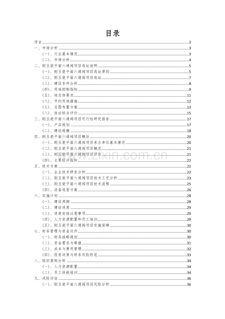 刚玉瓷平面六通阀项目深度研究分析报告.docx_第2页