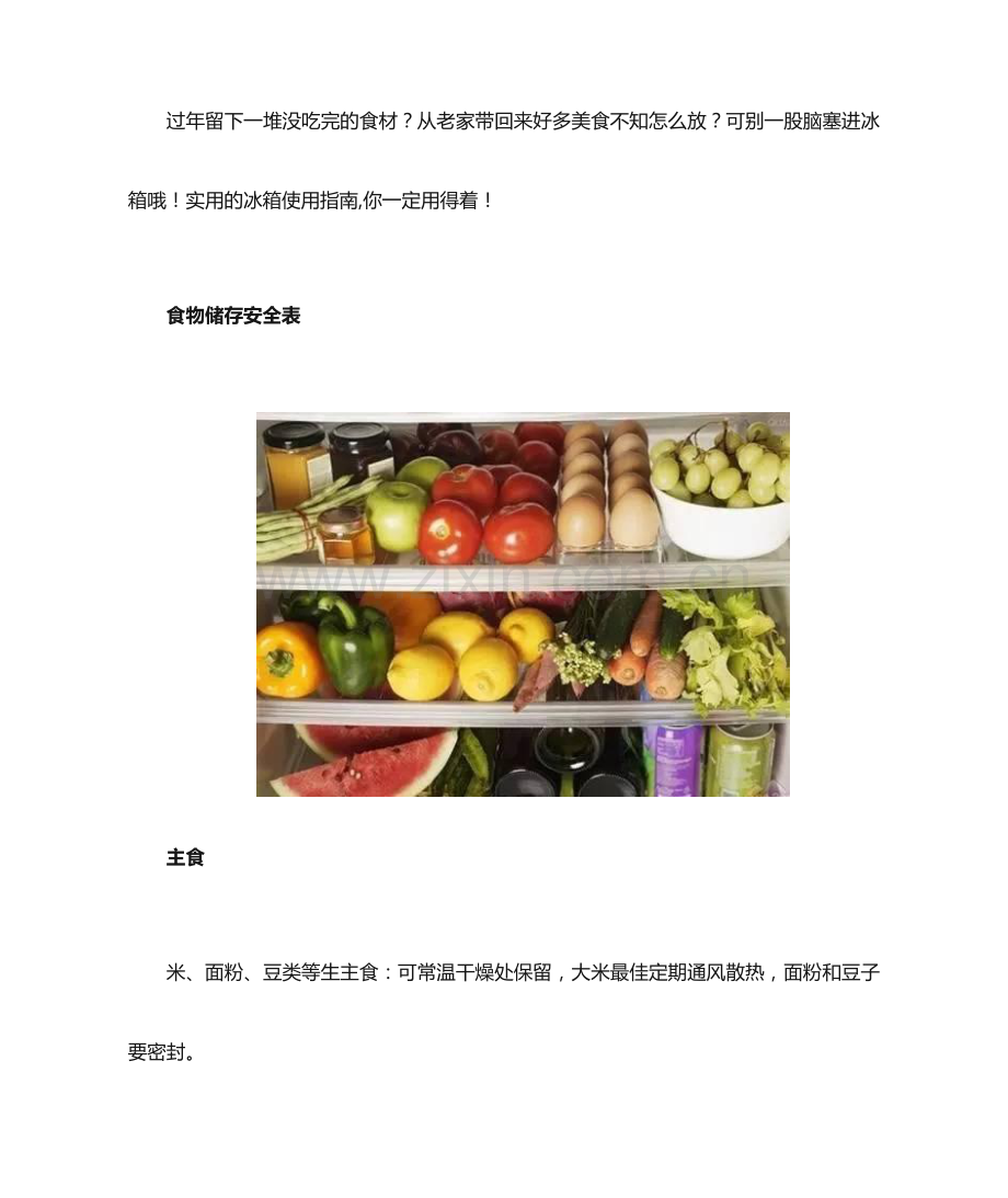 冰箱收纳技巧使用指南.docx_第1页