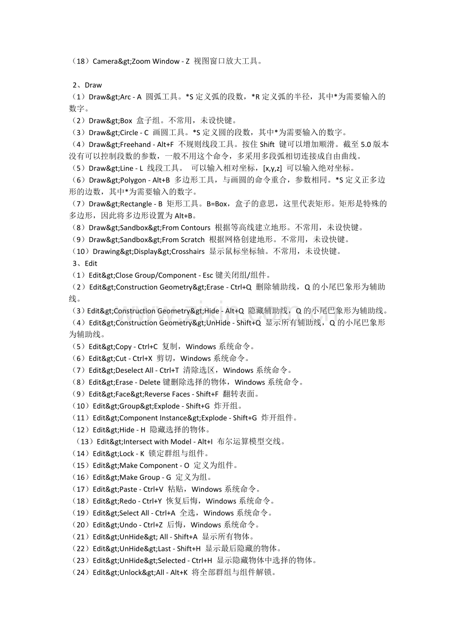 SU快捷键大全.doc_第2页