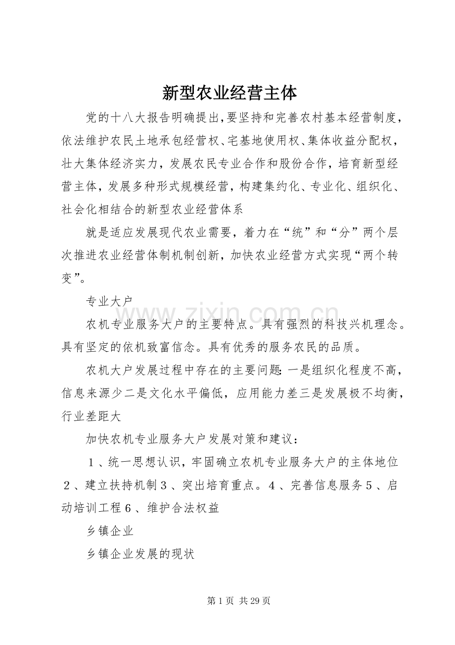 新型农业经营主体.docx_第1页