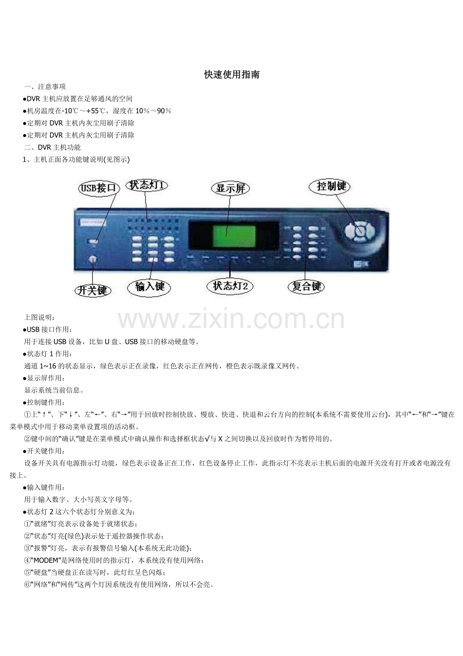海康威视遥控器功能键说明示.doc_第1页