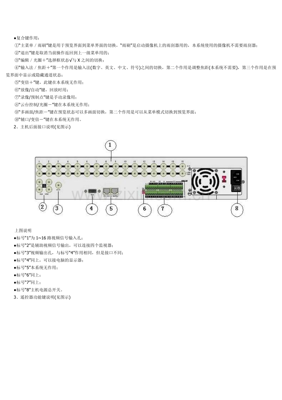 海康威视遥控器功能键说明示.doc_第2页