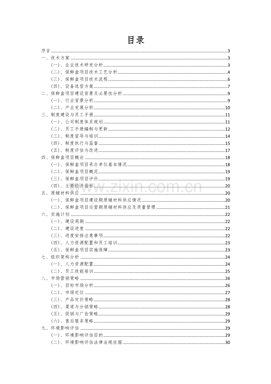 保鲜盒项目可行性分析报告.docx_第2页
