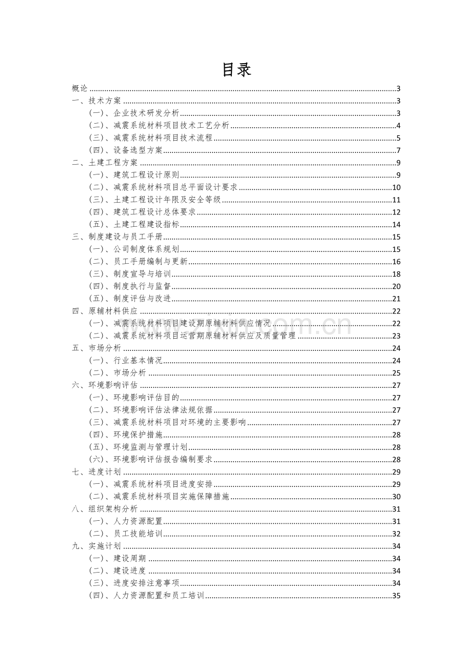 减震系统材料项目投资分析及可行性报告.docx_第2页
