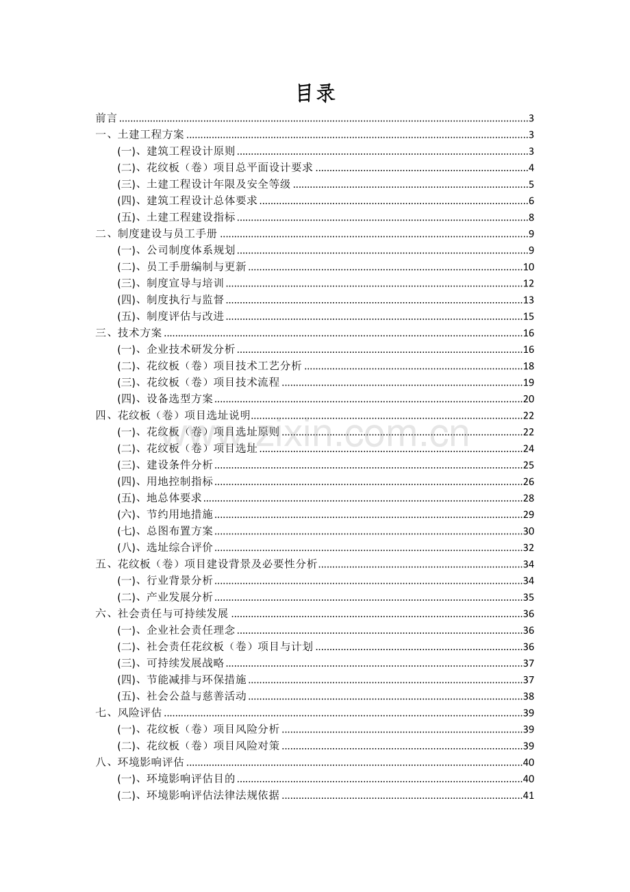 花纹板(卷)项目可行性研究报告.docx_第2页