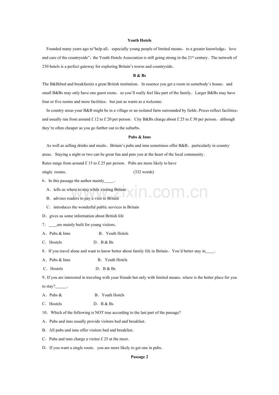 2024年4月大学英语B全国高校网络教育部分公共基础课统一考试.doc_第2页