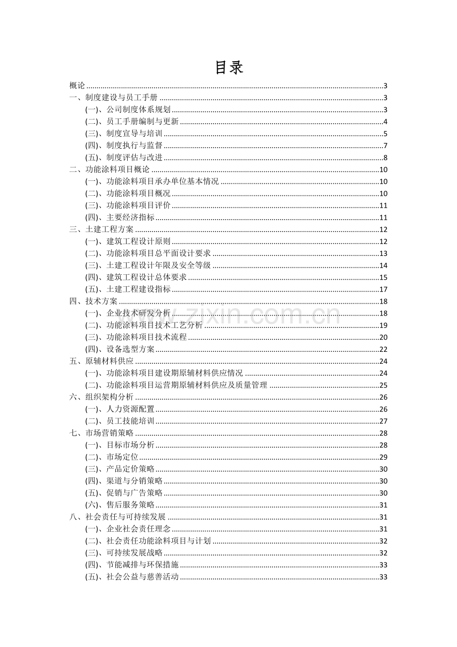 功能涂料项目可行性研究报告.docx_第2页
