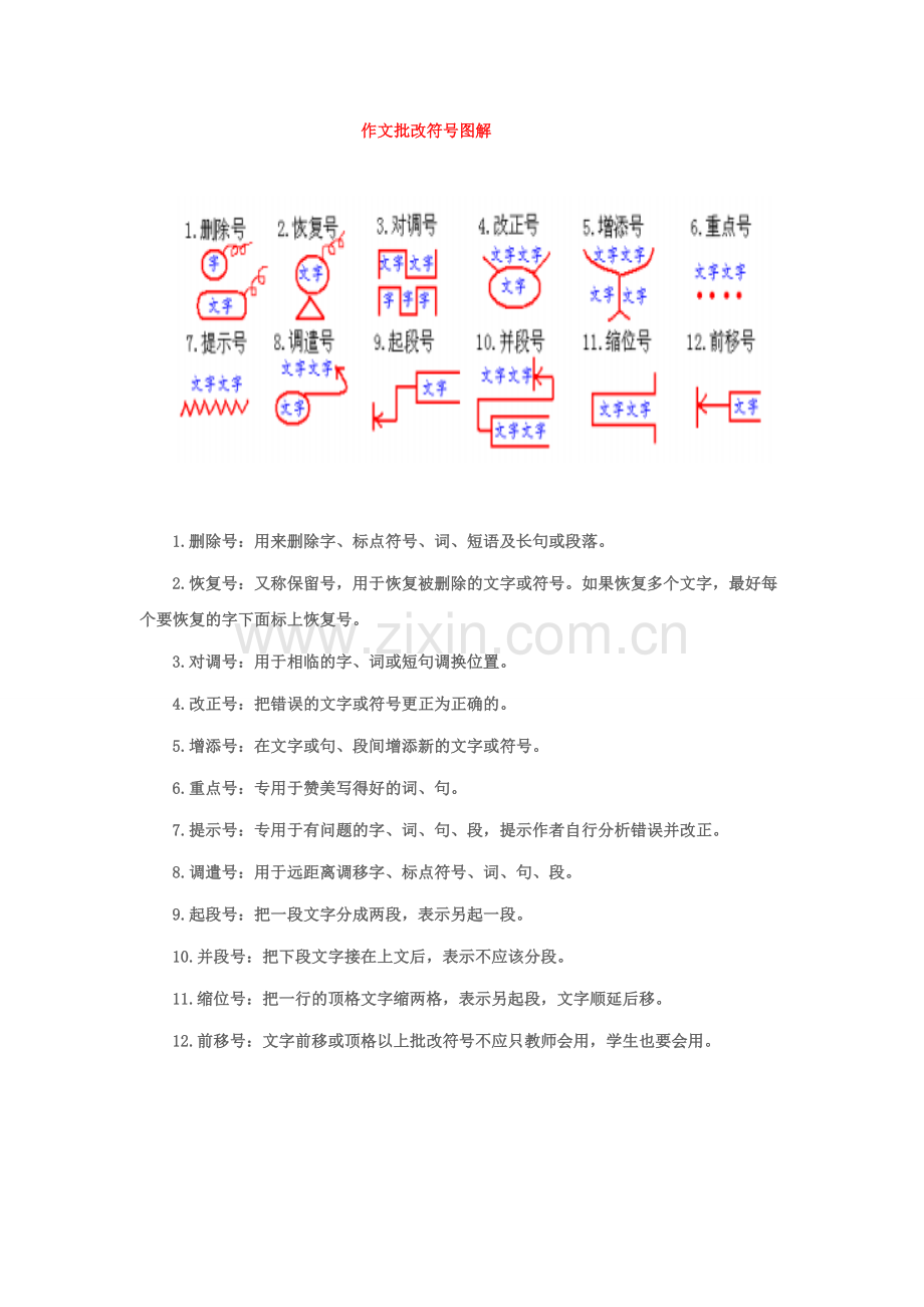 作文批改符号图解.doc_第1页