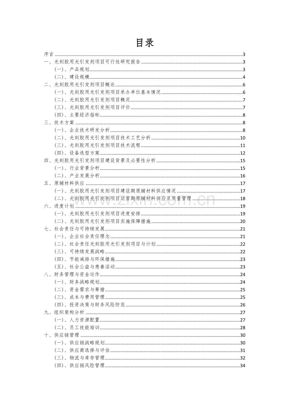 光刻胶用光引发剂项目可行性研究报告.docx_第2页