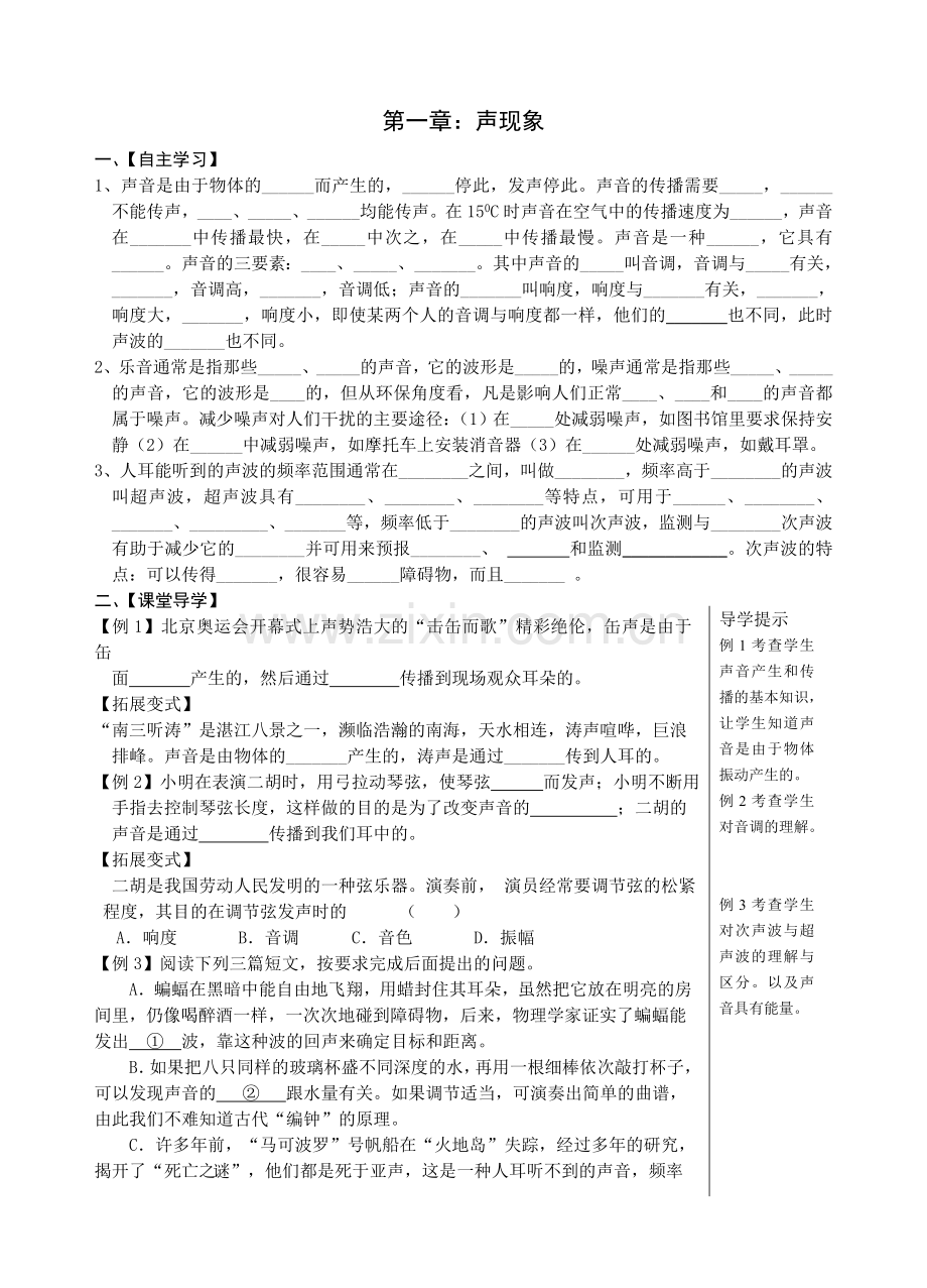 人教课标版中考物理总复习导学案.doc_第2页