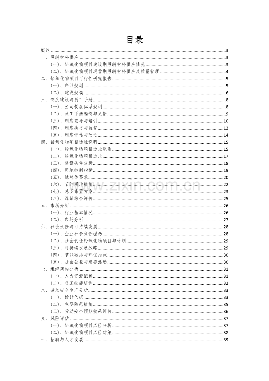 铅氧化物项目投资分析及可行性报告.docx_第2页