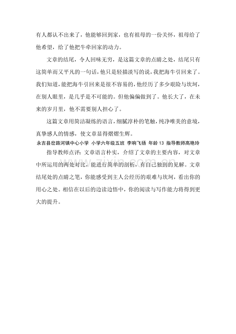 永吉县岔路河镇中心小学高年级组-李响飞扬.docx_第2页