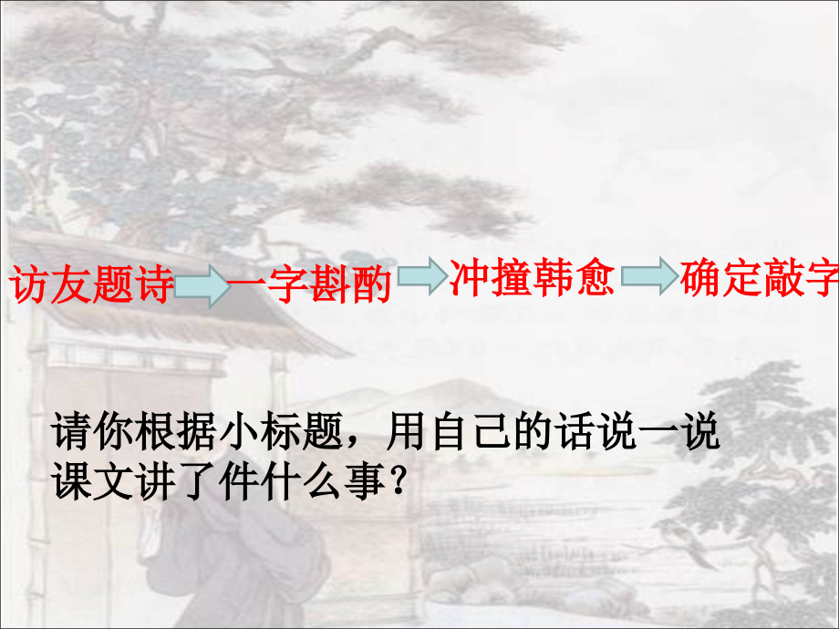 苏教版语文五年级上册第9课《推敲》2课时.ppt_第2页