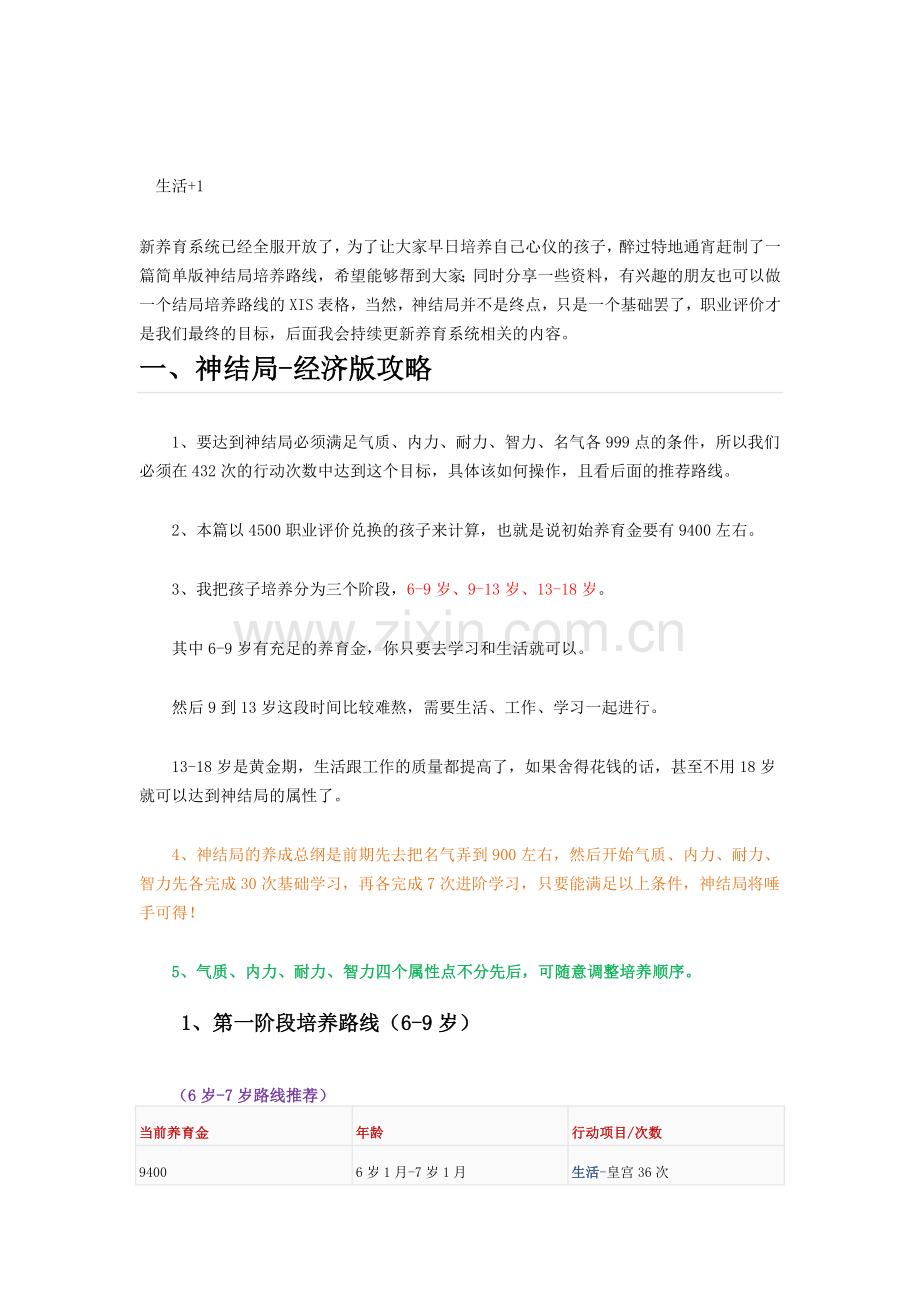 新养育体系过往全服开放了.doc_第1页