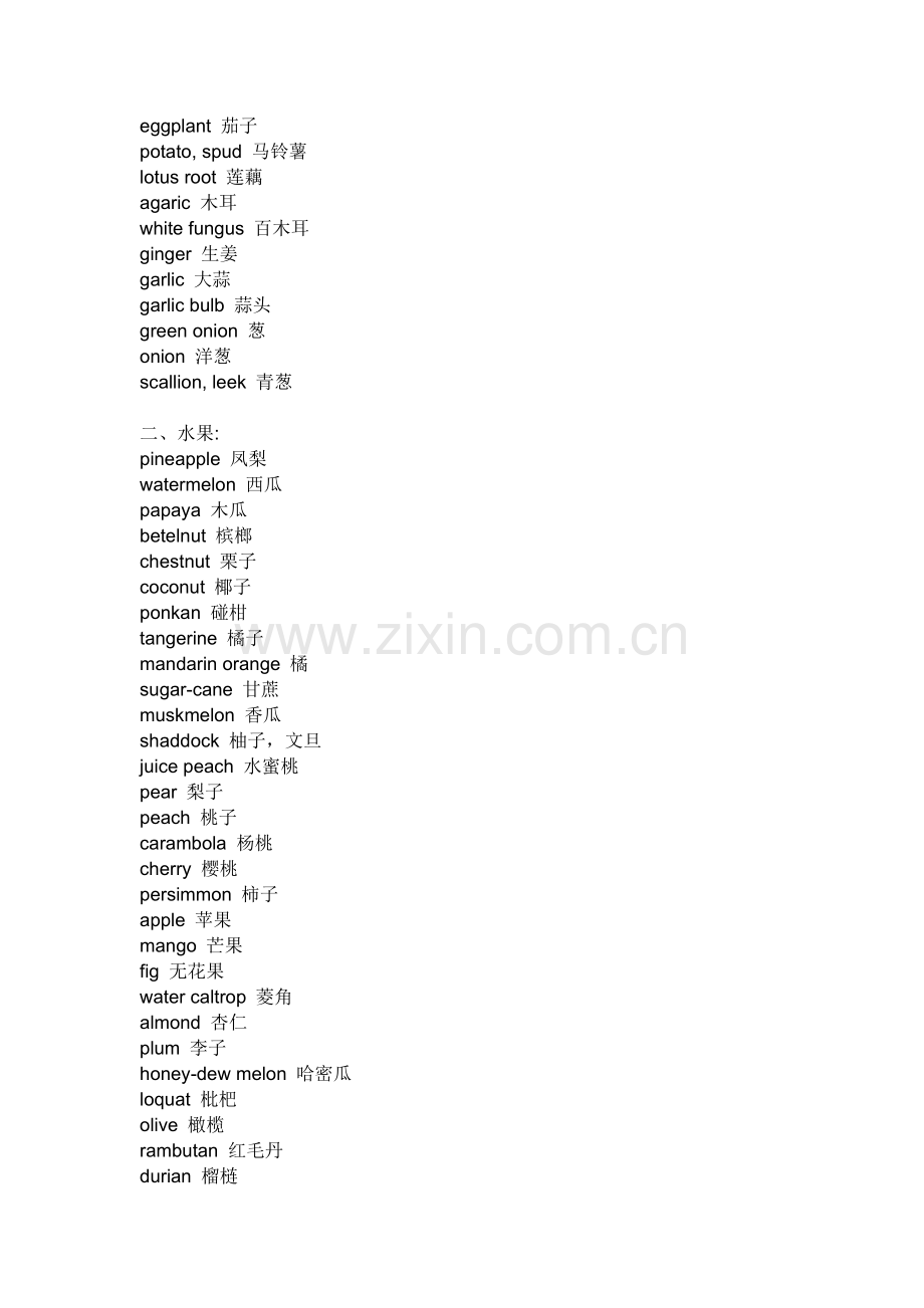 daily used english names.doc_第2页