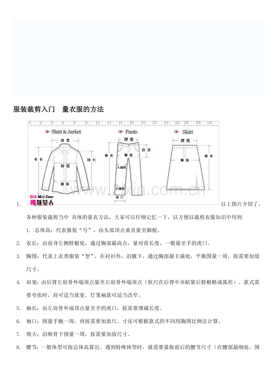 服装裁剪进门.doc_第1页