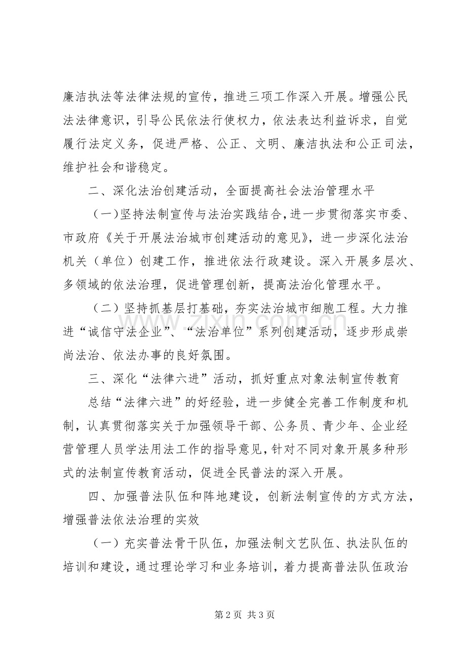 文广局普法治理工作要点.docx_第2页