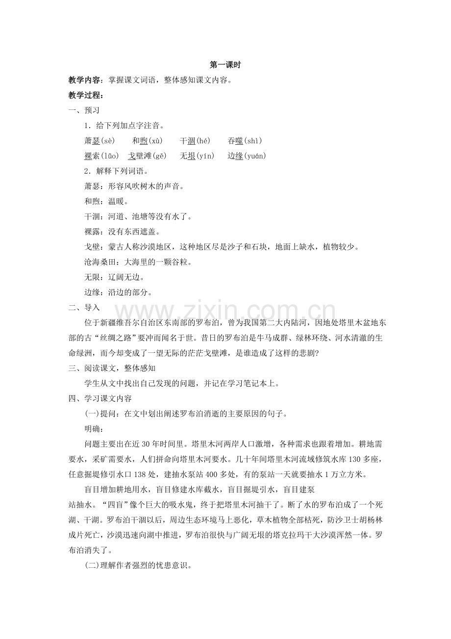 罗布泊-.消逝的仙湖.doc_第2页