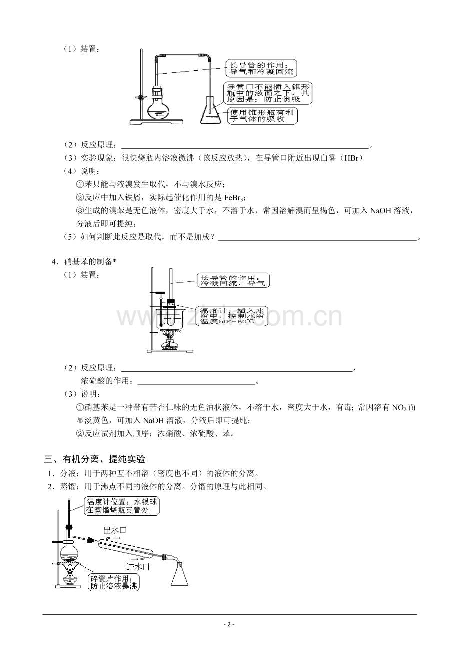 有机化学综合实验专题总结.doc_第2页
