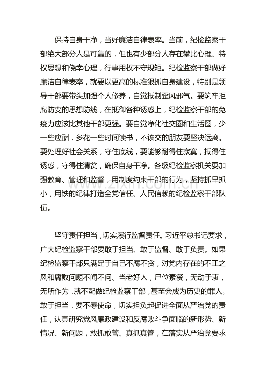 纪检干部忠诚干净担当学习心得体会.doc_第2页