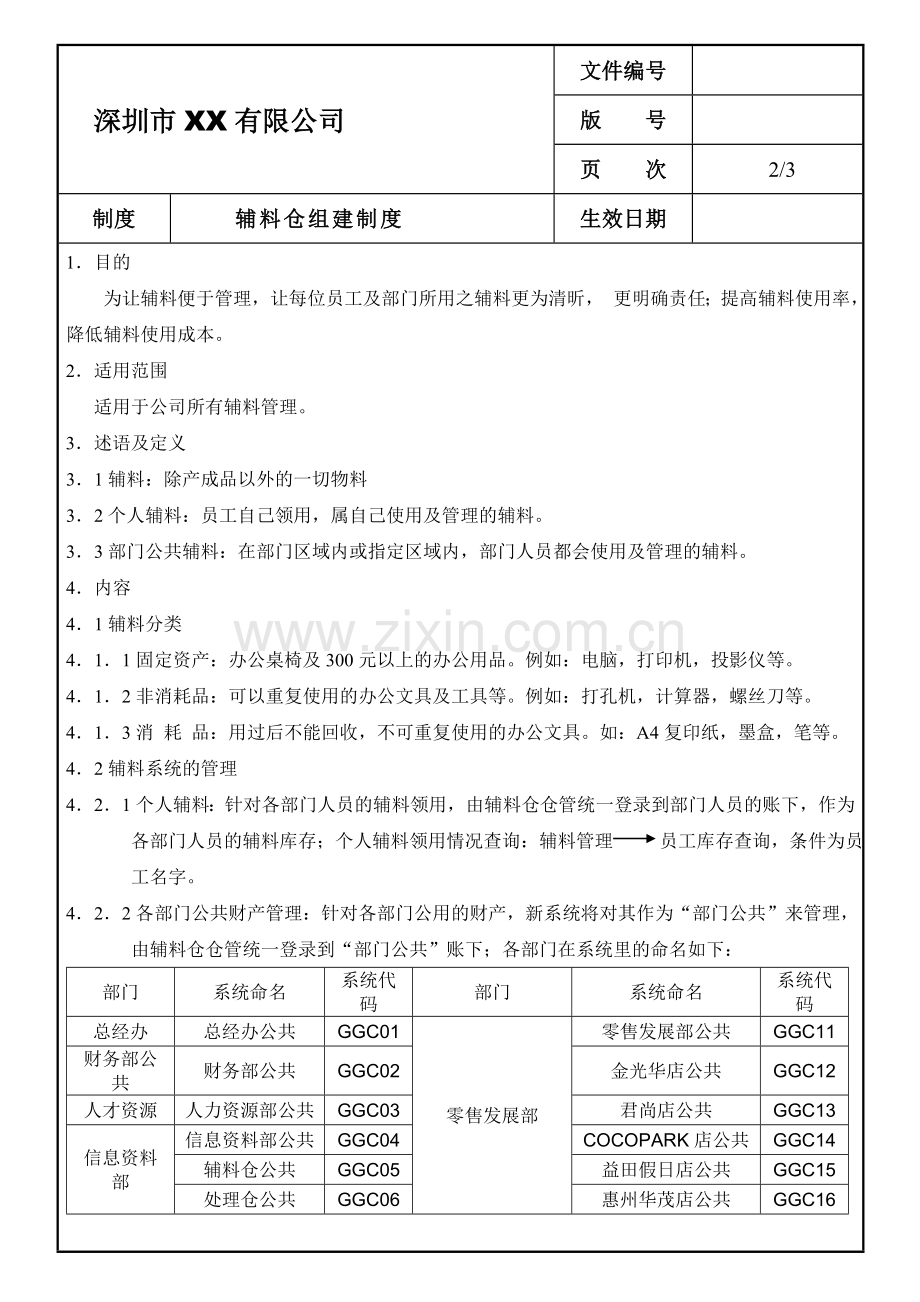 辅料仓建立制度.doc_第2页