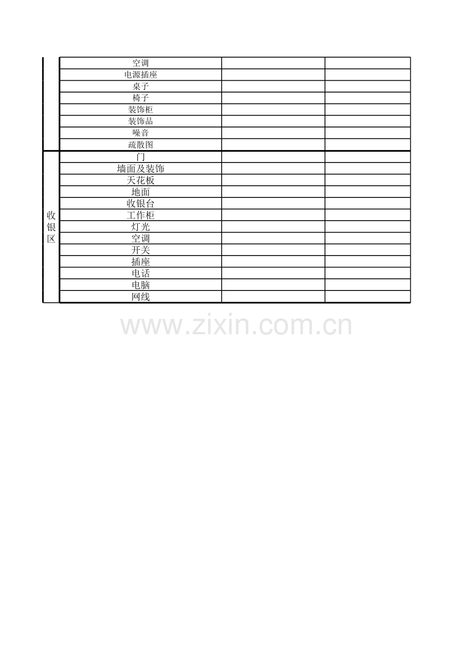 餐饮部开业验收清单(斋菜厅).xls_第2页