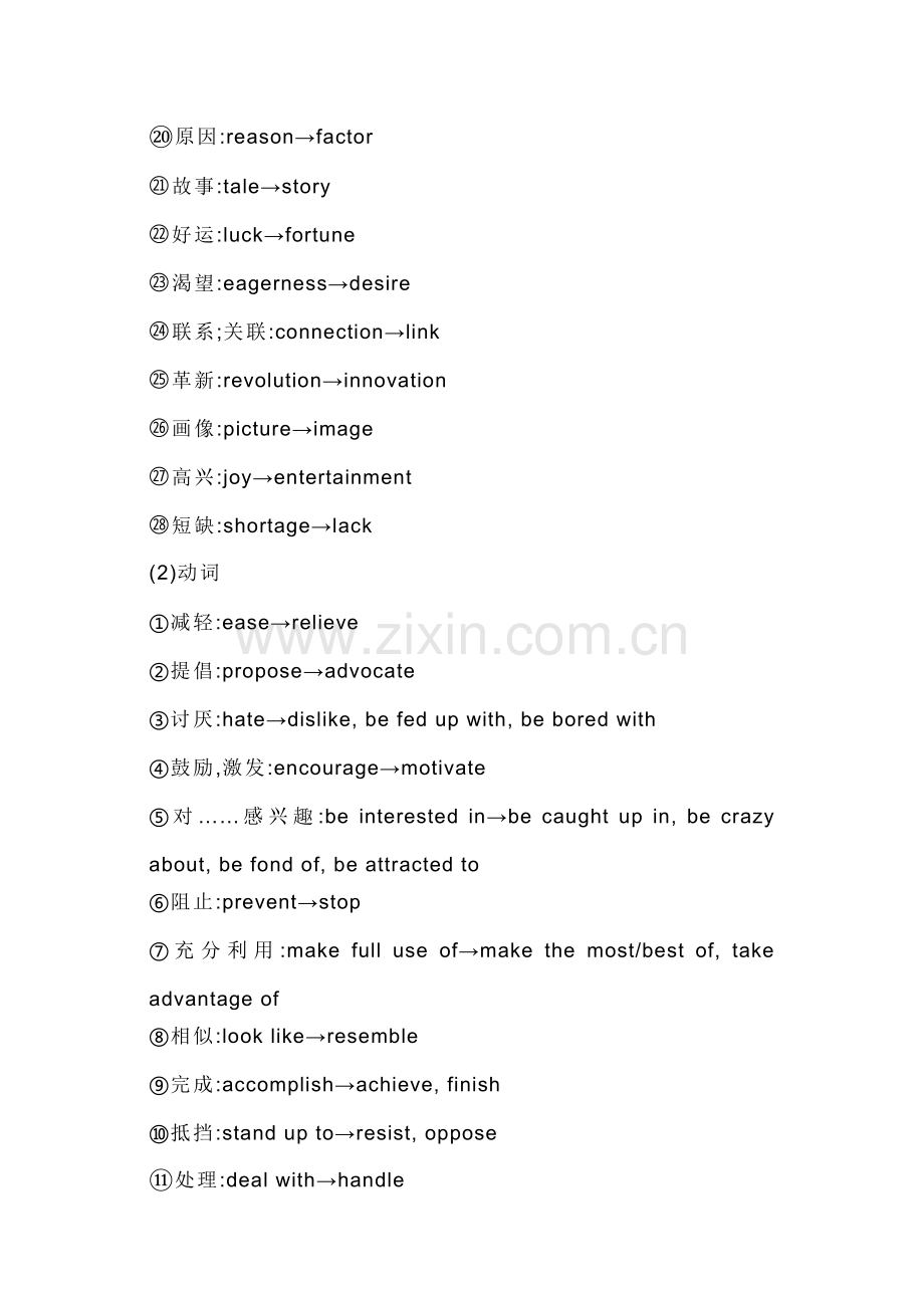 高中英语阅读理解法宝——同义替换.docx_第2页