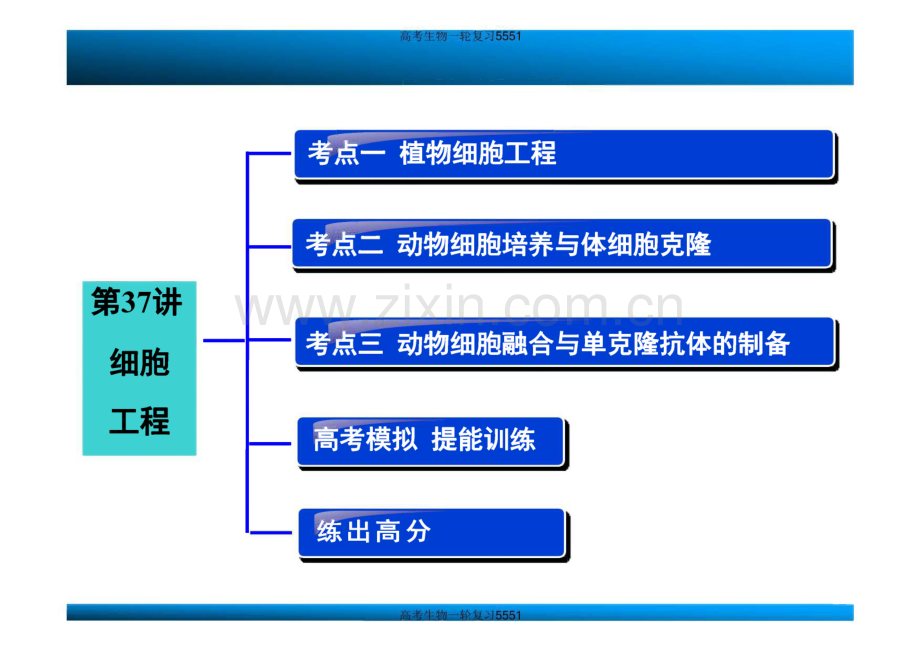 高考生物一轮复习课件：第十单元 第37讲 现代生物科技专题.pdf_第2页