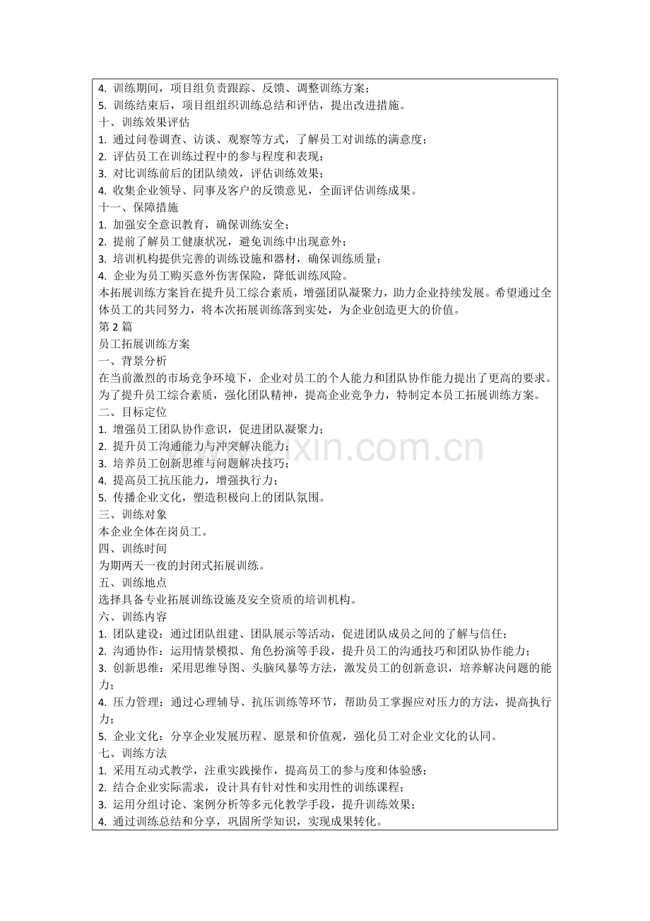 员工拓展训练方案.docx_第2页