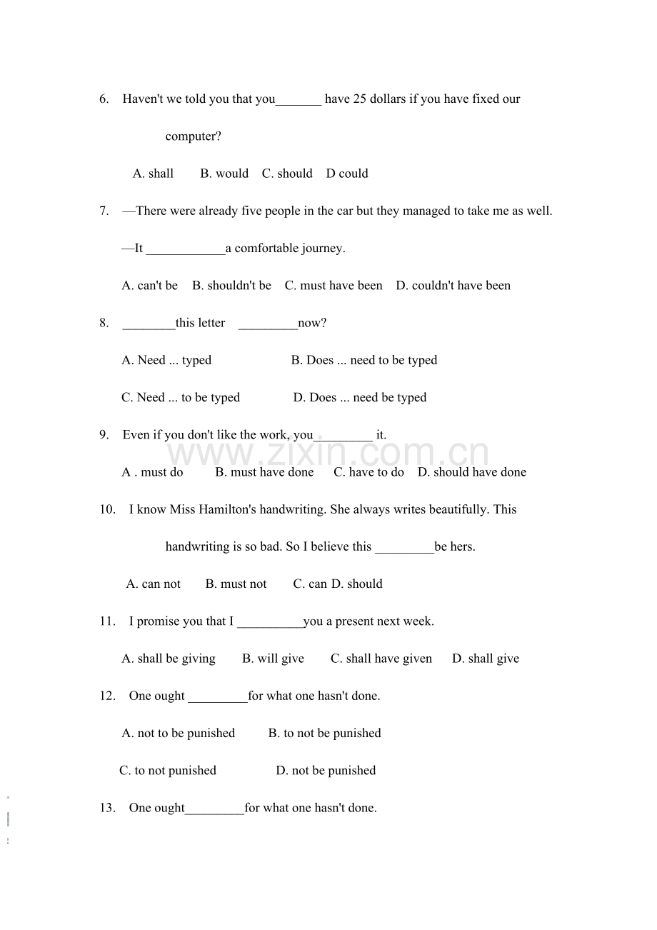 2025年七宝中学自招考试英语题库.doc_第2页