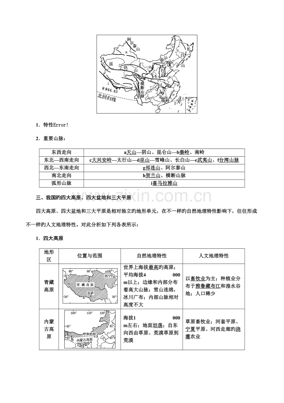 2023年中国地理知识点总结.docx_第2页