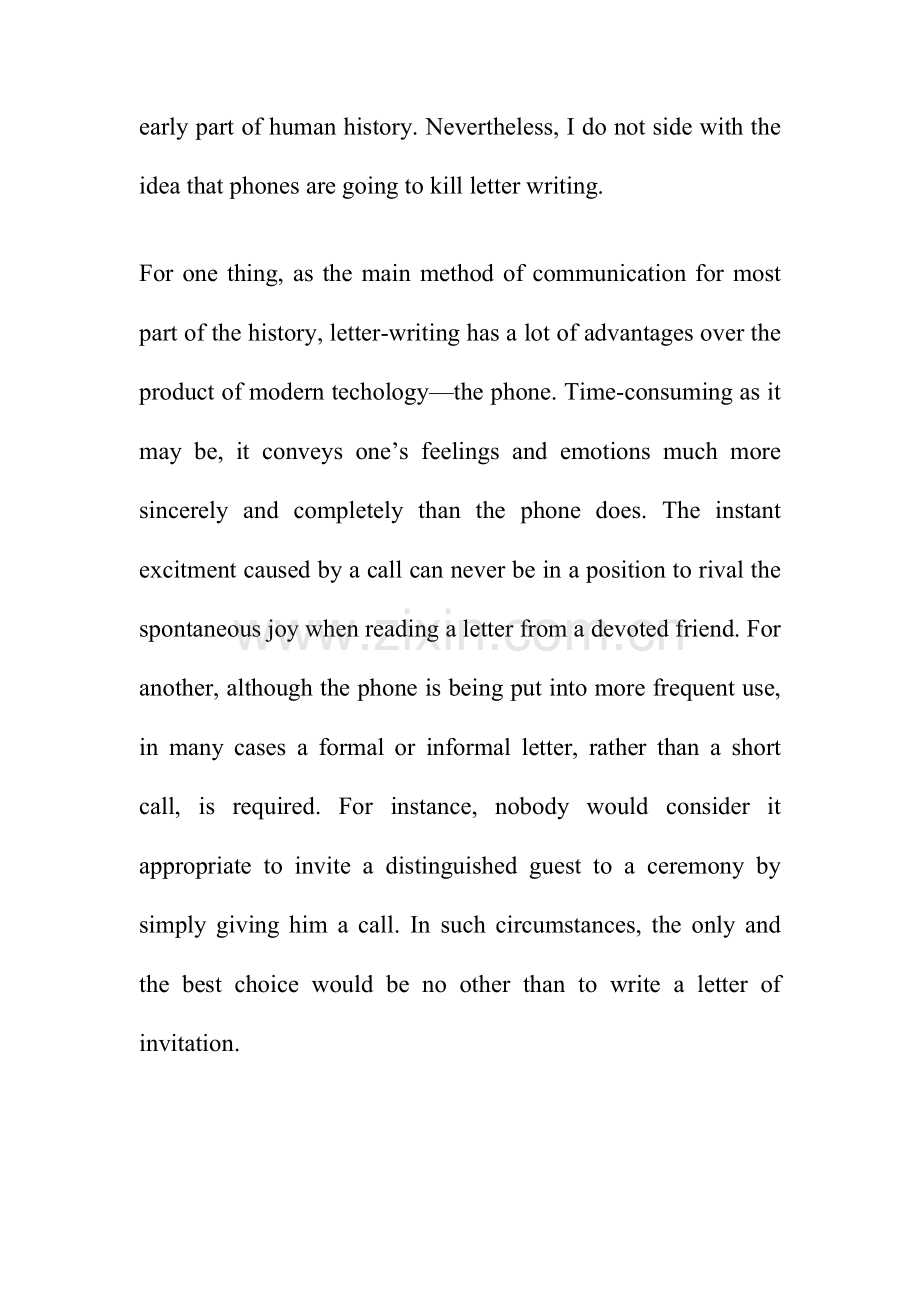 2023年英语专业四级作文评分标准和范文.doc_第2页