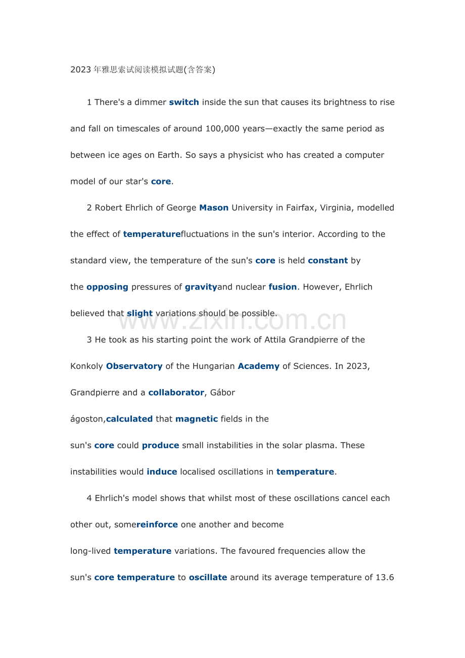 2023年雅思考试阅读模拟试题8含答案.doc_第1页