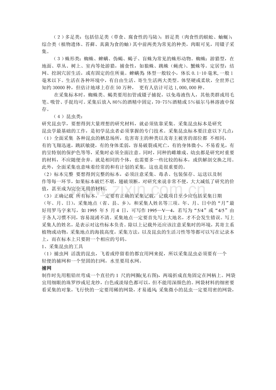 各类无脊椎动物的采集和处理方法.doc_第2页
