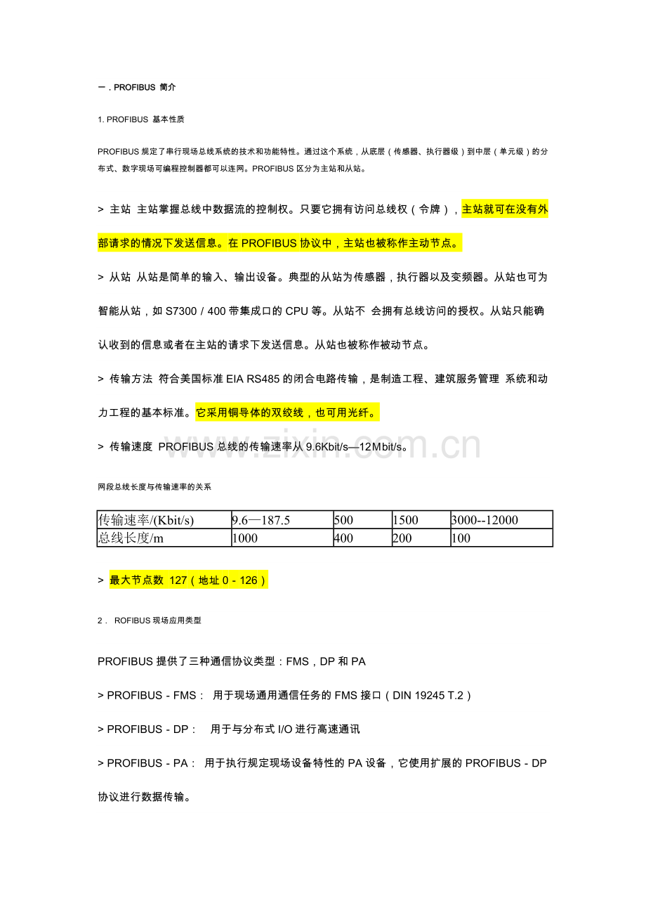 通过PRPFIBUS-DP实现带集成DP接口CPU之间的主从通信.docx_第1页