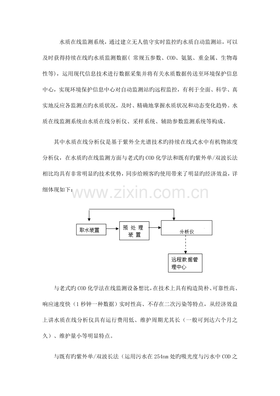 水质在线监测系统.docx_第1页