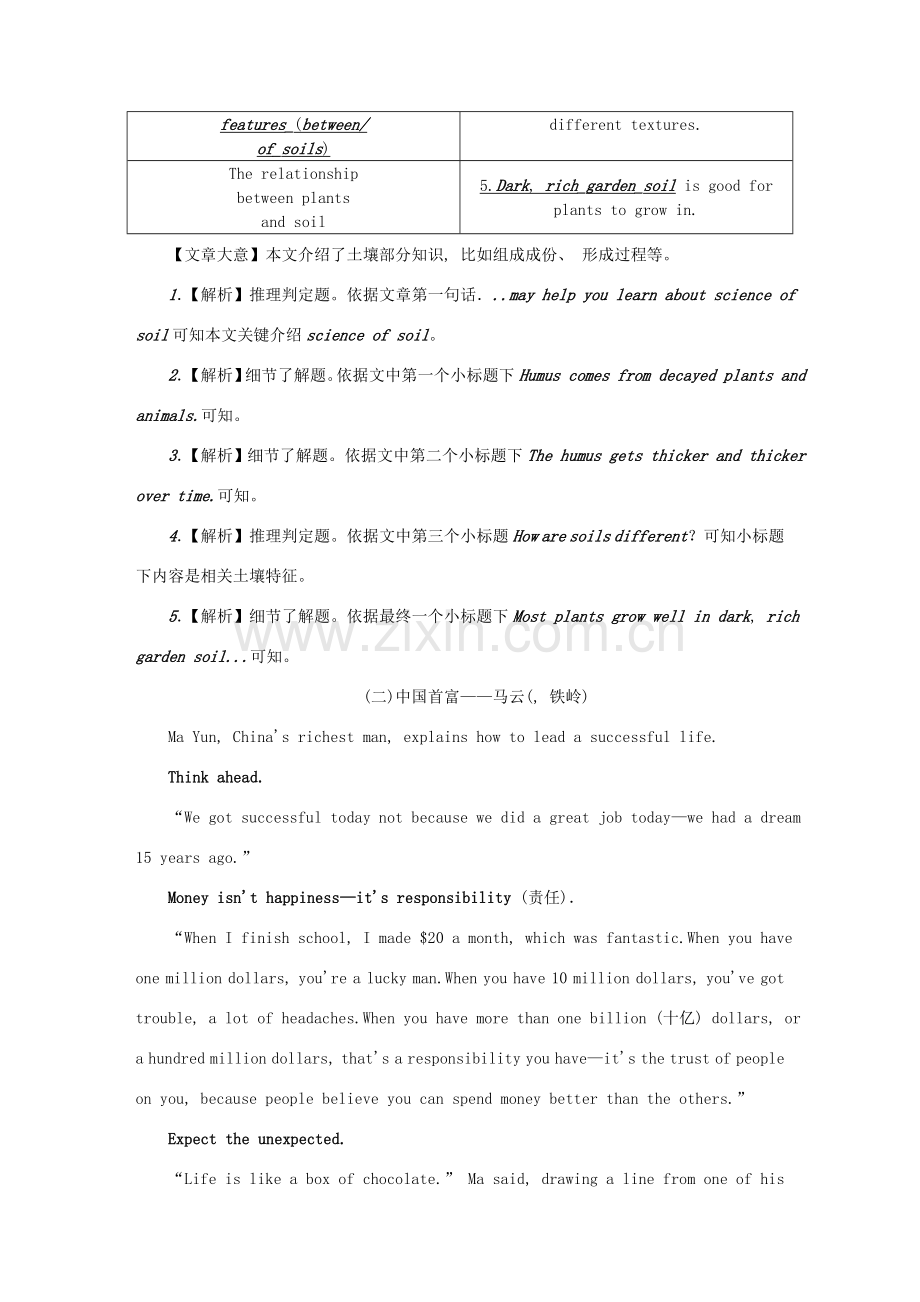 聚焦中考辽宁省中考英语考点跟踪突破任务型阅读训练二完成表格型模板.doc_第2页