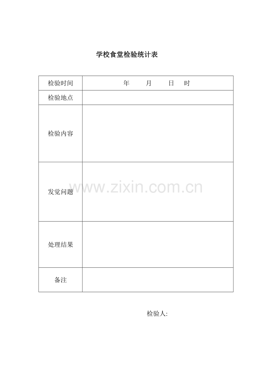 学校食堂从业人员晨检记录表模板.doc_第2页