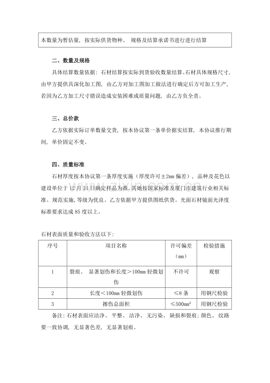 石材购销合同模板.doc_第2页