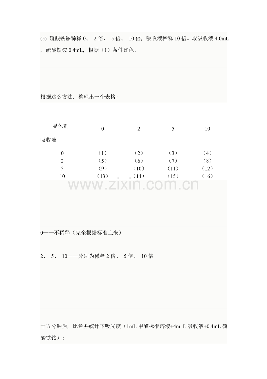 甲醛标准曲线的显色剂和吸收液滴的有偏差无关紧要吗？.doc_第2页