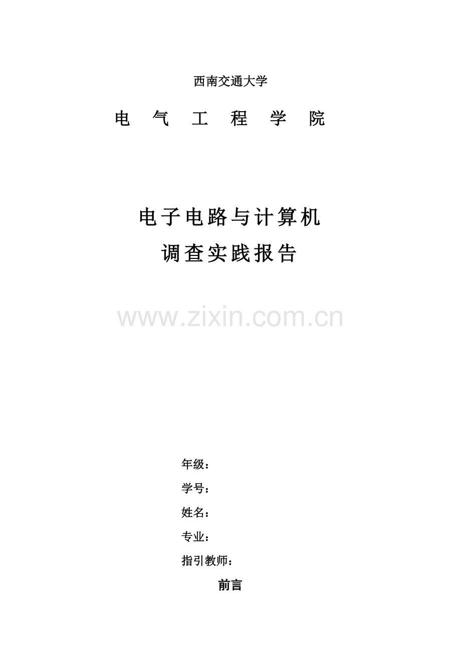 电子市场调查汇总报告.docx_第1页