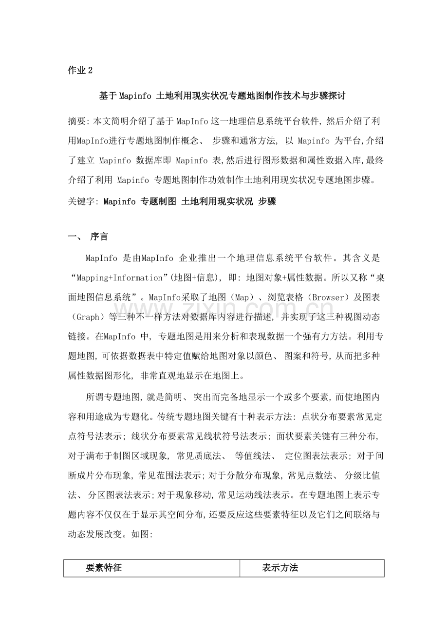 基于Mapinfo的土地利用现状专题地图制作技术与流程探讨.doc_第1页