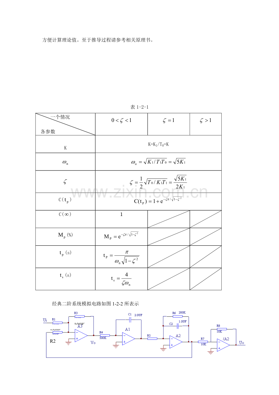 控制系统的瞬态响应及其稳定性分析.doc_第2页