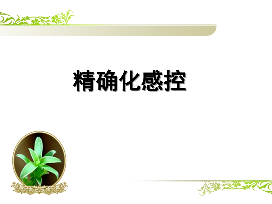 精准化感控专题课件.pptx_第1页