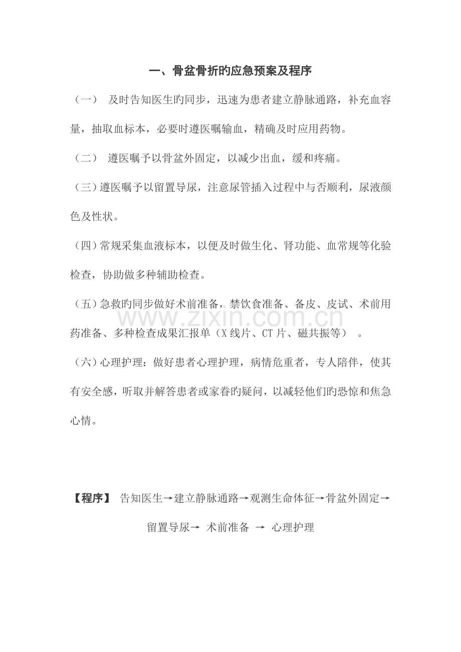 骨科的各种应急预案.doc_第1页