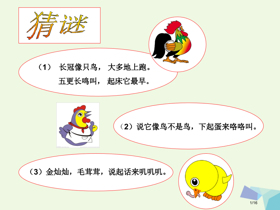 二年级音乐上册第4课小鸡的一家.pptx_第1页