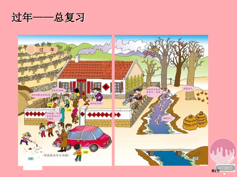 二年级数学上册第八单元过年——总复习教学.pptx_第2页