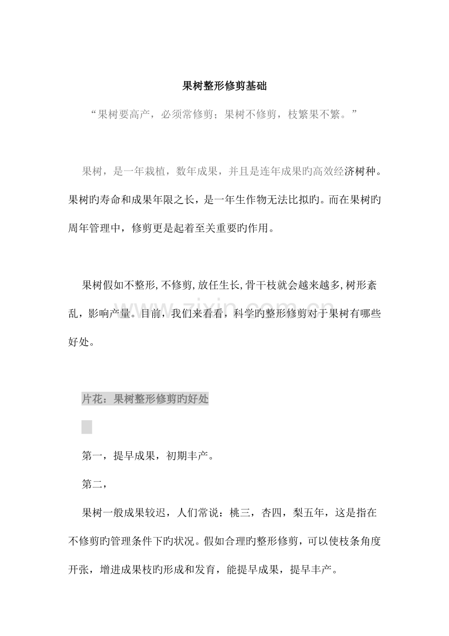 果树整形修剪基础.doc_第1页
