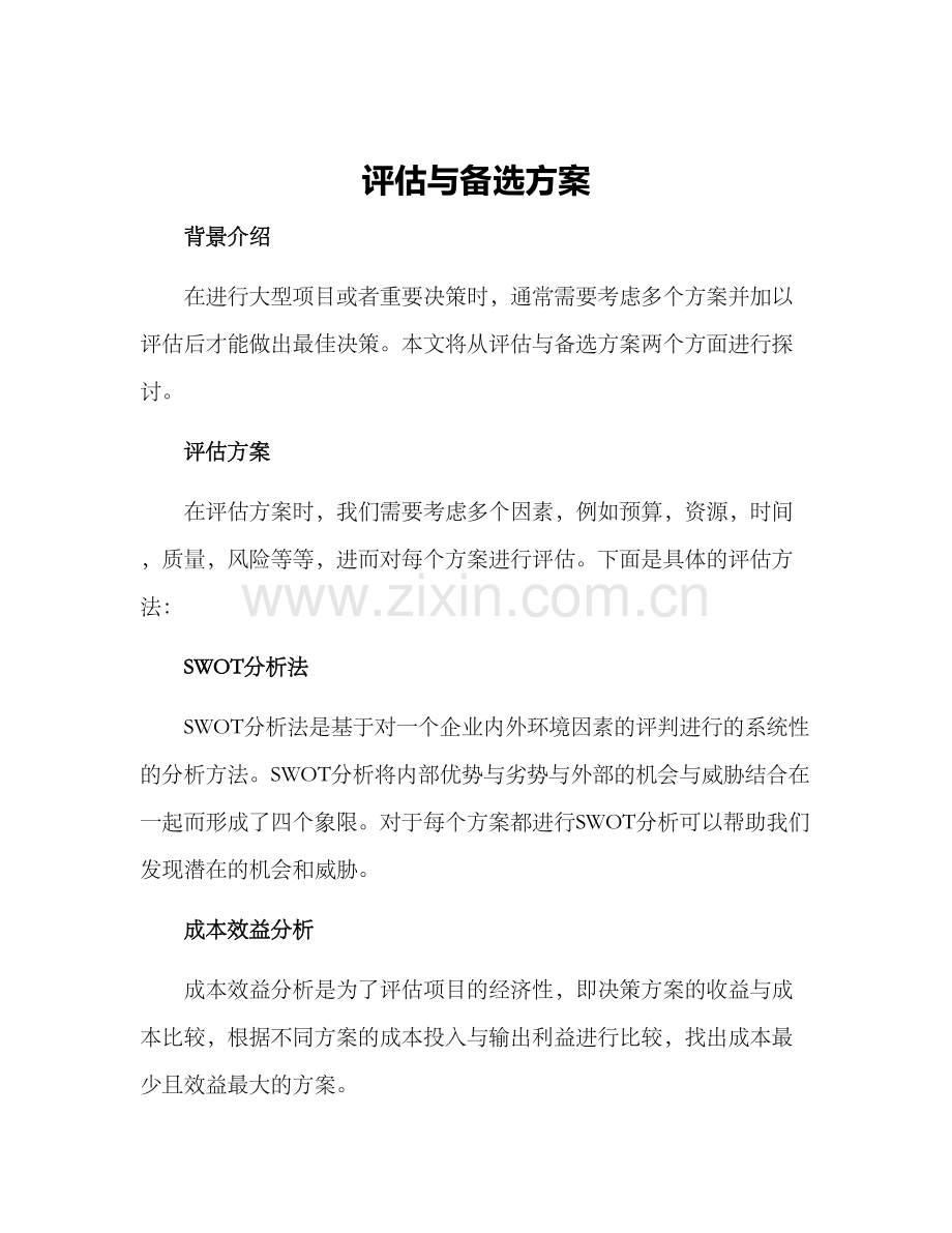 评估与备选方案.docx_第1页
