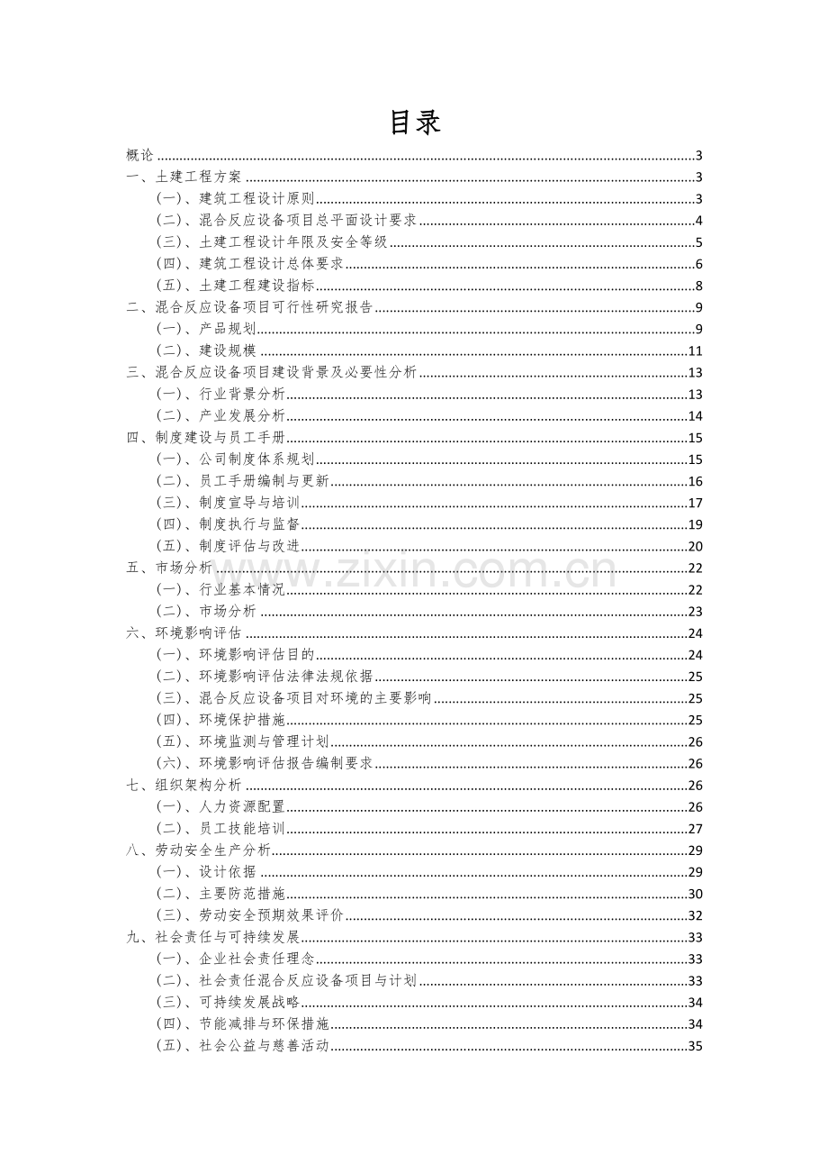 2024年混合反应设备项目可行性分析报告.docx_第2页